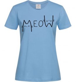 Женская футболка Meow