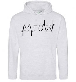 Женская толстовка (худи) Meow