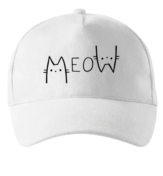 Кепка Meow Белый фото