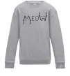 Детский Свитшот Meow Серый меланж фото