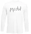 Лонгслив Meow Белый Лонгслив Meow Белый фото