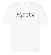 Футболка Оверсайз Meow Белый фото