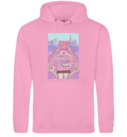 Женская толстовка (худи) Wicked lady Розовый фото