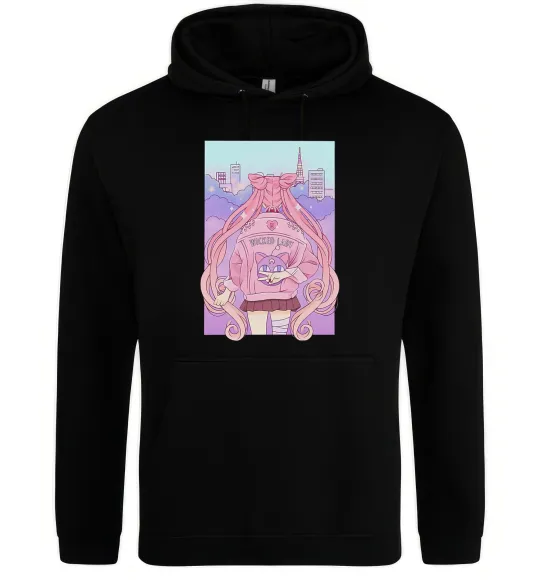 Жіноча толстовка (худі) Wicked lady Чорний фото