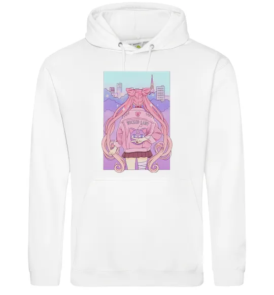 Жіноча толстовка (худі) Wicked lady Білий фото