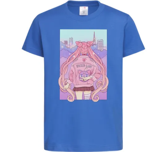 Дитяча футболка Wicked lady Яскраво-синій фото