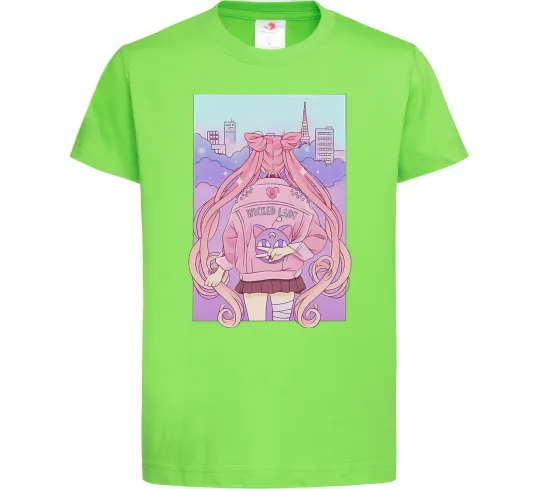 Дитяча футболка Wicked lady Лаймовий фото