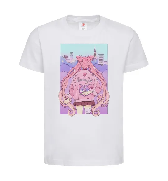 Детская футболка Wicked lady Белый фото