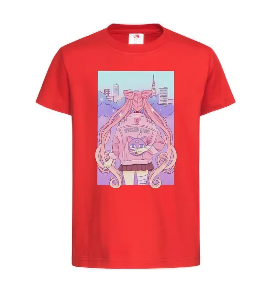 Детская футболка Wicked lady Красный фото