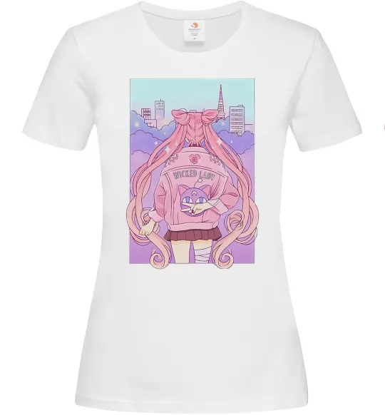 Жіноча футболка Wicked lady Білий фото