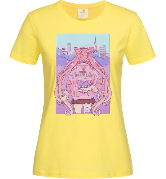 Жіноча футболка Wicked lady Лимонний фото