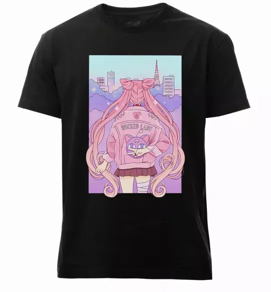 Чоловіча преміум футболка Wicked lady Чорний фото