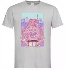 Мужская футболка Wicked lady Серый фото