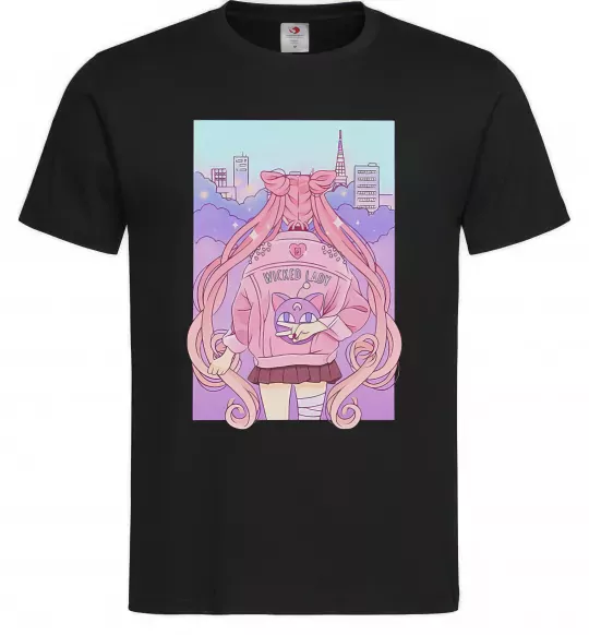 Мужская футболка Wicked lady Черный фото