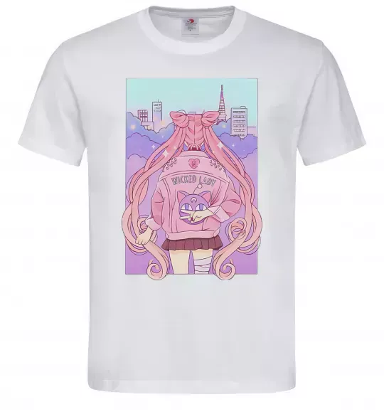 Мужская футболка Wicked lady Белый фото