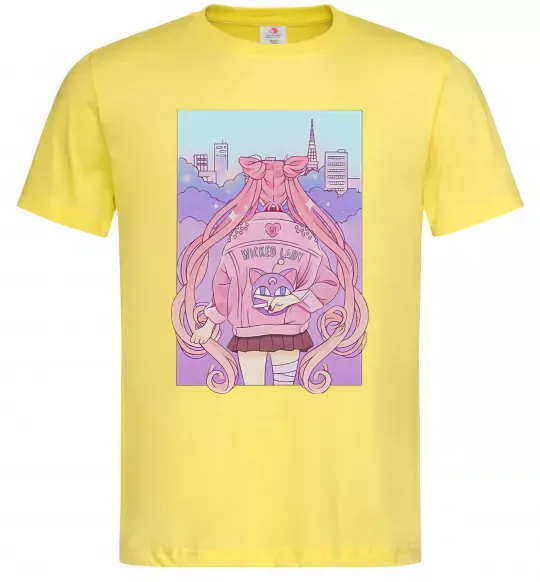 Мужская футболка Wicked lady Лимонный фото