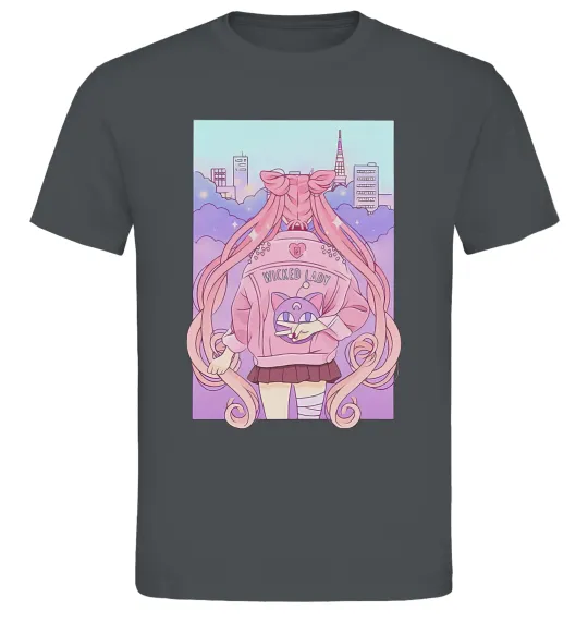 Мужская футболка Wicked lady Графит фото