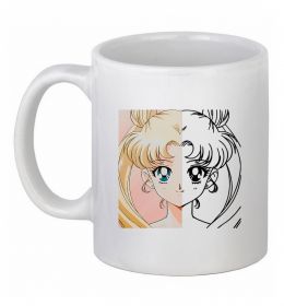 Чашка керамічна Sailor Moon половинки