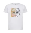 Детская футболка Sailor Moon половинки Белый фото