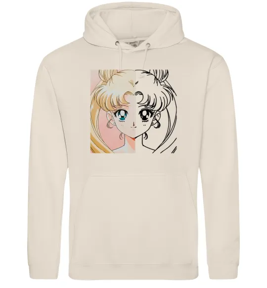 Чоловіча толстовка (худі) Sailor Moon половинки Таш фото
