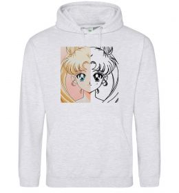 Жіноча толстовка (худі) Sailor Moon половинки