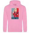 Мужская толстовка (худи) Zero two Розовый фото