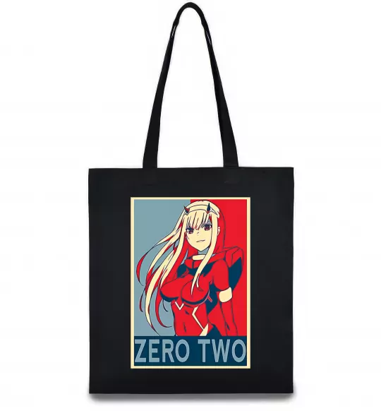 Эко-сумка Zero two Черный фото