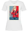 Жіноча футболка Zero two Білий фото