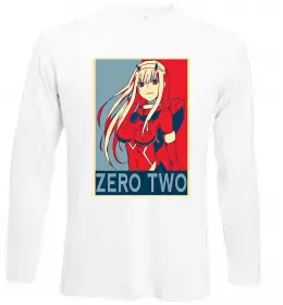 Лонгслів Zero two Білий фото