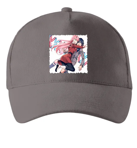 Кепка Darling in the franxx Сірий фото