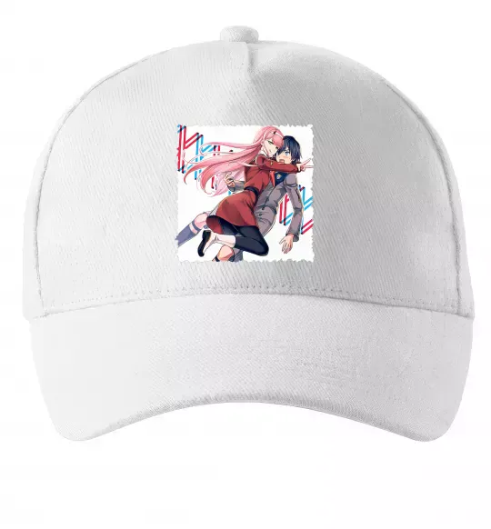 Кепка Darling in the franxx Білий фото