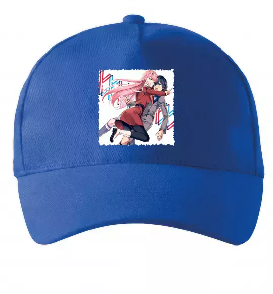 Кепка Darling in the franxx Яскраво-синій фото
