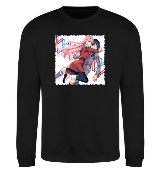 Світшот Darling in the franxx Чорний фото