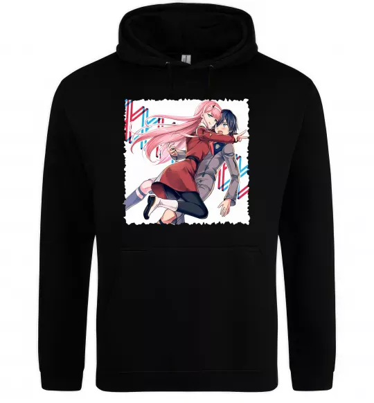 Жіноча толстовка (худі) Darling in the franxx Чорний фото