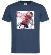 Чоловіча футболка Darling in the franxx Темно-синій фото