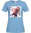 Жіноча футболка Darling in the franxx Блакитний фото