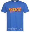 Мужская футболка Naruto logo Ярко-синий фото