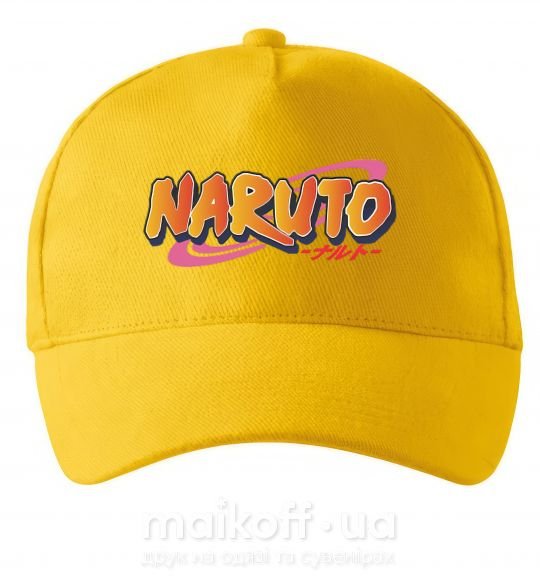 Кепка Naruto logo Солнечно желтый фото