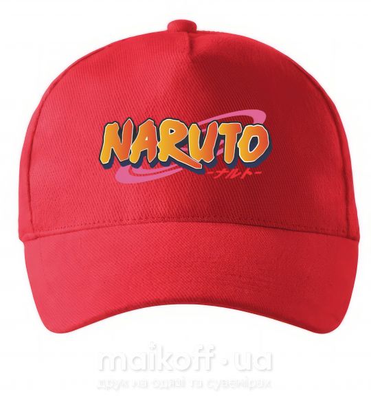 Кепка Naruto logo Червоний фото