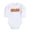 Детский боди Naruto logo Белый фото