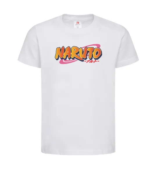 Детская футболка Naruto logo Белый фото