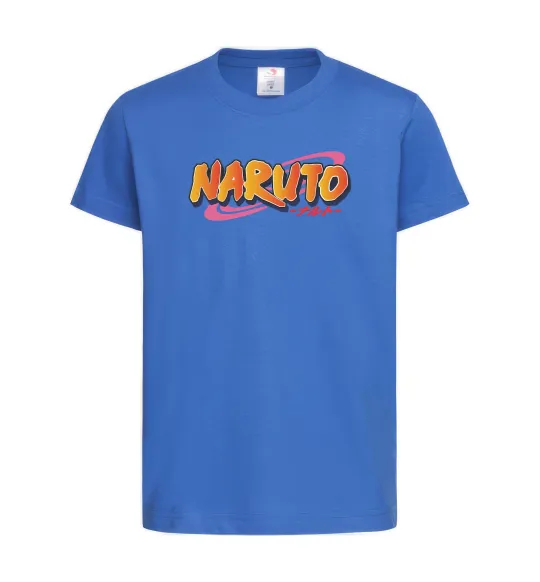 Детская футболка Naruto logo Ярко-синий фото