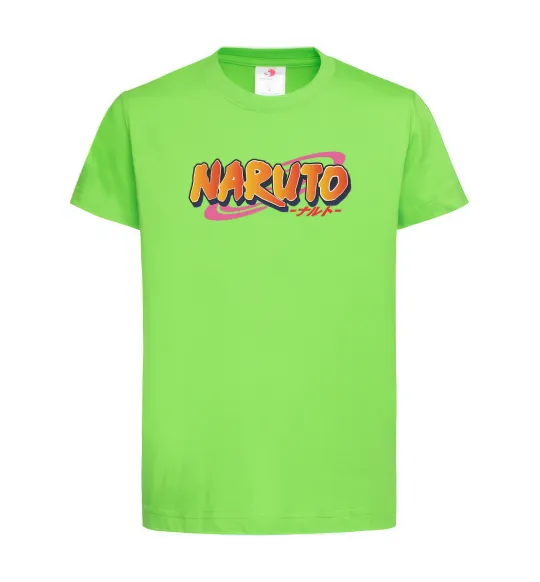 Детская футболка Naruto logo Лаймовый фото