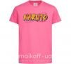 Дитяча футболка Naruto logo Яскраво-рожевий фото