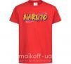 Детская футболка Naruto logo Красный фото