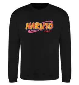 Світшот Naruto logo Чорний фото
