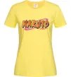 Женская футболка Naruto logo Лимонный фото