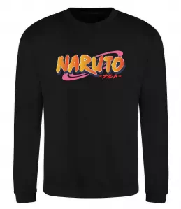 Свитшот Naruto logo Черный фото