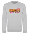 Свитшот Naruto logo Серый меланж Свитшот Naruto logo Серый меланж фото