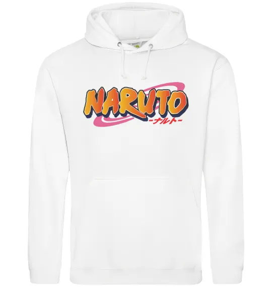 Женская толстовка (худи) Naruto logo Белый фото